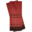 RED ROCK SHEMAGH HEAD WRAP RED/BLACK