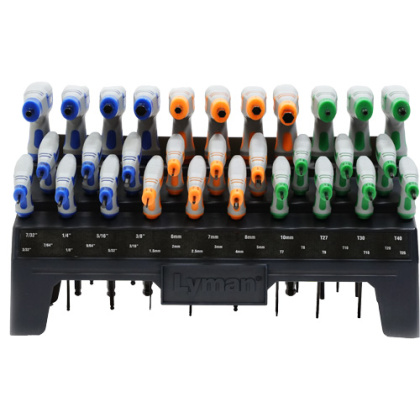 LYMAN HERITAGE 30PC T HANDLE DRIVER SET
