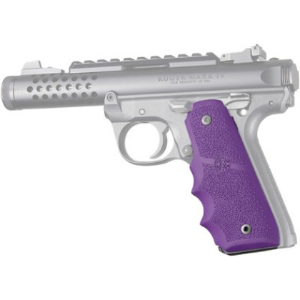 HOGUE GRIPS RUGER 22/45 MKIV RUBBER GRIPS/FINGER GROOVE PUR