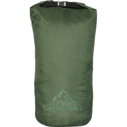 RED ROCK ROLL TOP DRY BAG 25 LITER WATERPROOF OD GREEN