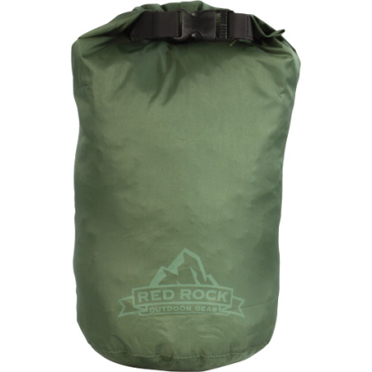 RED ROCK ROLL TOP DRY BAG 4 LITER WATERPROOF OD GREEN