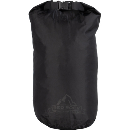 RED ROCK ROLL TOP DRY BAG 8 LITER WATERPROOF BLACK
