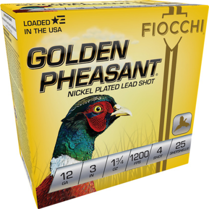FIOCCHI GOLDEN PHEASANT 12GA 3