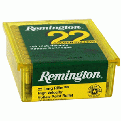 REMINGTON 22LR 36GR LEAD-HP HIGH-VEL 100RD 50BX/CS