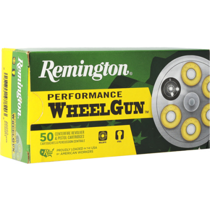REMINGTON WHEELGUN 357 MAG 158GR LEAD-SWC 50RD 10BX/CS