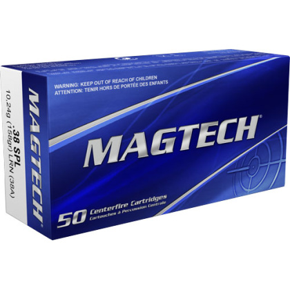 MAGTECH 38 SPECIAL 158GR LEAD-RN 50RD 20BX/CS