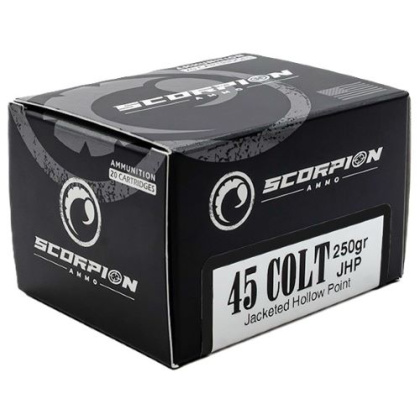 SCORPION 45 LC 250GR JHP 20RD 10BX/CS