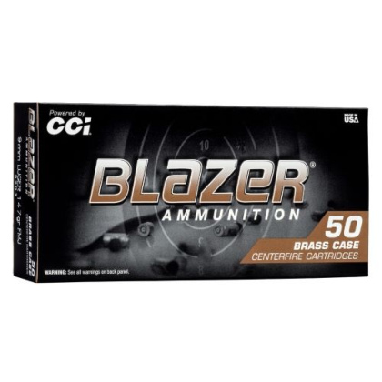 CCI BLAZER BRASS 9MM 147GR FMJ SUBSONIC 50RD 20BX/CS