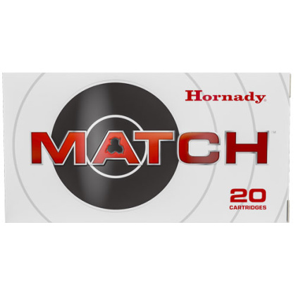 HORNADY MATCH 25 CM 134GR ELD 20RD 10BX/CS