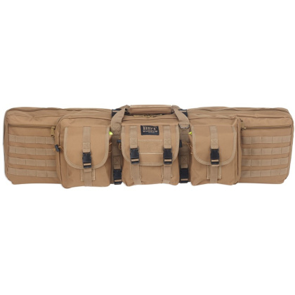 BULLDOG 37" SINGLE TACTICAL CS 3 LARGE ACCESSORY POCKETS TAN