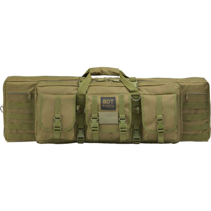 BULLDOG 43" SINGLE TACTICAL CS 3 LARGE ACCESSORY POCKETS GRN