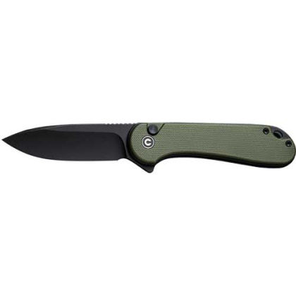 CIVIVI KNIFE ELEMENTUM II 2.96 " OD GREEN G10/BLK STONEWASH