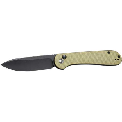 CIVIVI KNIFE ELEMENTUM 3.47" OLIVE MICARTA/BLACK STNWASH