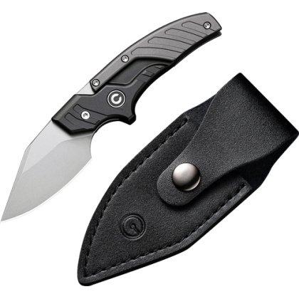 CIVIVI KNIFE TYPHOEUS 2.27" BLACK/GRAY ALUMINUM/STONEWASH