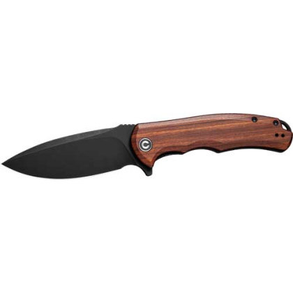 CIVIVI KNIFE PRAXIS 3.75" CUIBOURTIA WOOD/BLACK STNWSH!