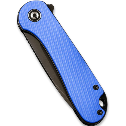 CIVIVI KNIFE ELEMENTUM 3.47" BLUE G-10/BLACK STONEWASH D2