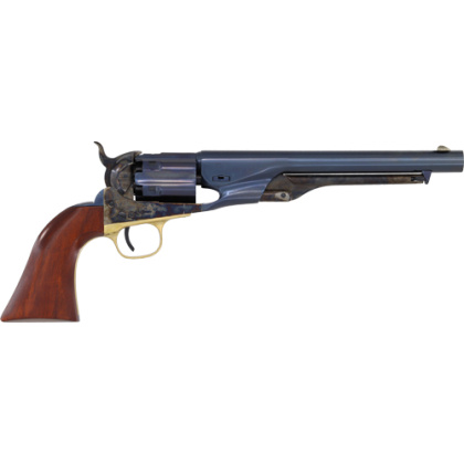 CIMARRON 1860 ARMY FLUTED 8" 44 CAL CHARCOAL BLUED WALNUT