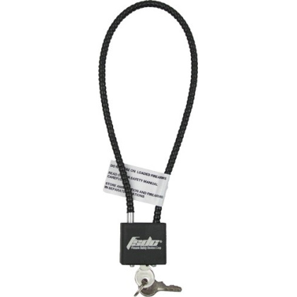 REGAL CABLE LOCK 15" COATED 1-PK W/2 KEYS CA DOJ APPROVED