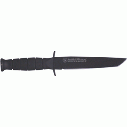 S&W KNIFE OPS SURVIVAL W/TANTO 6" FIXED BLADE BLACKENED S/S