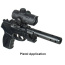 UTG RED DOT 4.0 MOA DOT 38MM WITH INTEGRAL QD MOUNT