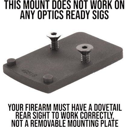 EGW SCOPE MOUNT TRIJICON RMR FOR SIG P220-229 & 320 BLACK