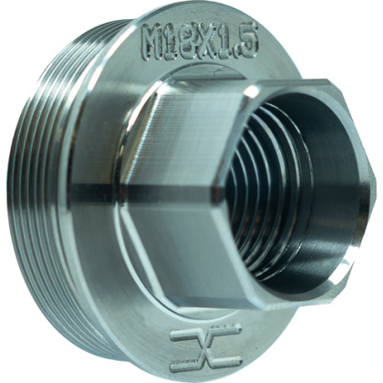 FAXON M18X1.5 DIRECT THREAD TO HUB ADAPTER TITANIUM