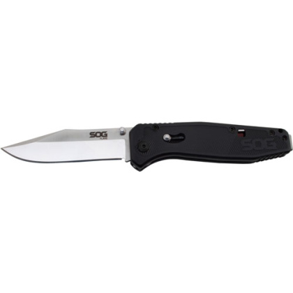 SOG KNIFE FLARE SATIN POLISH STRAIGHT EDGE 3.5" BLADE