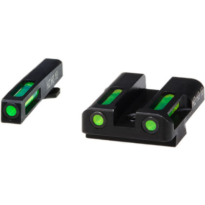 HIVIZ LITEWAVE H3 TRITIUM LITE PIPE SET FOR GLOCK MOD 9MM/40