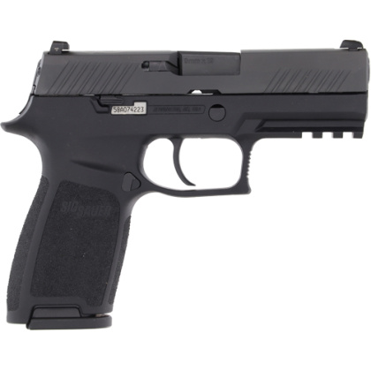 USED SIG P320 CARRY 9MM 3.9" (3)17RD NEW BADGED WARREN PD