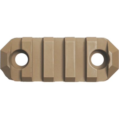GROVTEC RAIL M-LOK 5 SLOT 2.2" COYOTE TAN CERAKOTE