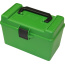 MTM DELUXE AMMO BOX 50-ROUNDS X-LARGE RIFLE CALIBERS GREEN