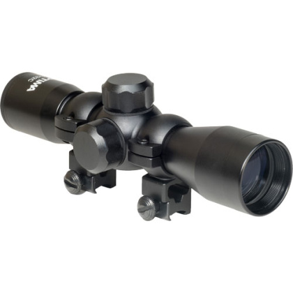 HATSAN OPTIMA 4x32C COMPACT SCOPE W/RINGS & CAPS**