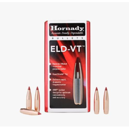 HORNADY BULLETS 25 CAL .257 95GR. ELD-VT 100CT 25BX/CS