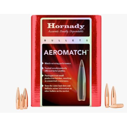HORNADY BULLETS 30 CAL .308 168GR HPBT 100CT 15BX/CS