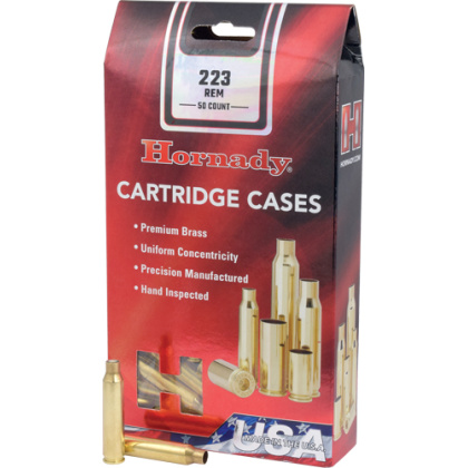 HORNADY UNPRIMED CASES 223 REMINGTON 50 PACK 5PK/CS