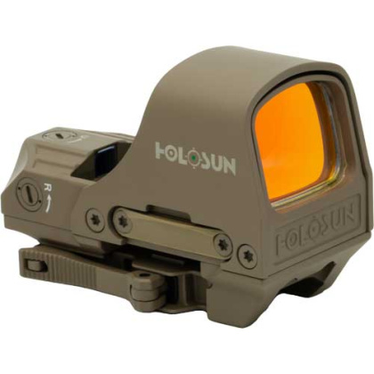 HOLOSUN 510 OPEN REFLEX GREEN MULTI RET SOLAR W/QD MOUNT FDE