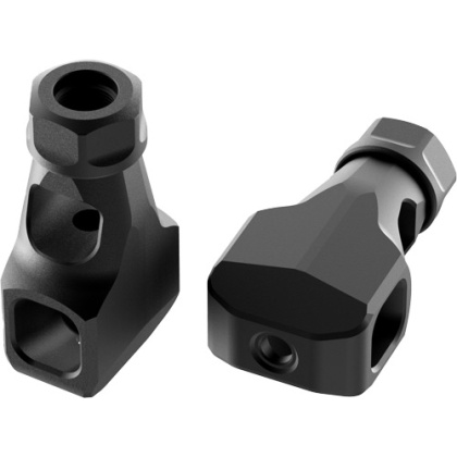 AUDERE HAMMERHEAD MUZZLE BRAKE .338 CAL 3/4"-24 MATTE BLACK!