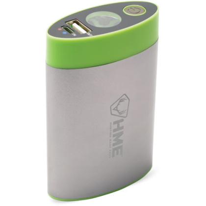 HME HAND WARMER RECHARGEABLE 5 HOUR W/LED TORCH LIGHT