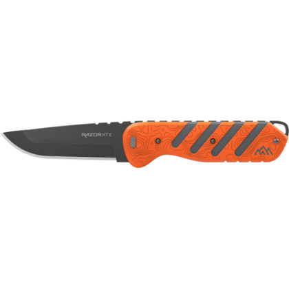 OUTDOOR EDGE RAZOR HTX 3.5" FIXED GRAY/ORANGE W/BLADE POD
