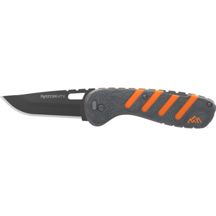 OUTDOOR EDGE RAZOR HTX 3" FOLDER GRAY/ORANGE W/BLADE POD