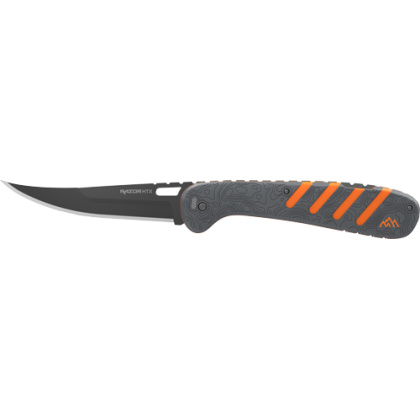 OUTDOOR EDGE RAZOR HTX 5" FOLDER GRAY/ORANGE W/BLADE POD