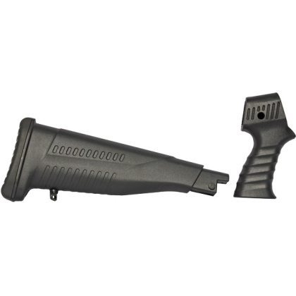 IVER JOHNSON STOCK 2-PC PISTOL GRIP PUMP&AUTO 12&20GA BLACK