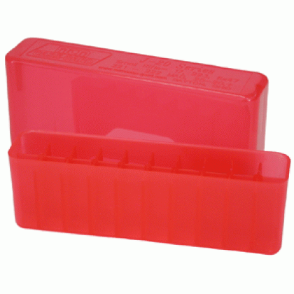 MTM AMMO BOX X-SMALL RIFLE 20-ROUNDS SLIP TOP STYLE