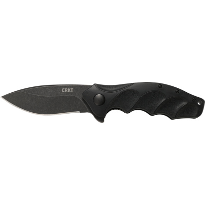 CRKT FORESIGHT 3.53" PLAIN EDGE ASSISTED OPEN BLACK/BLACK