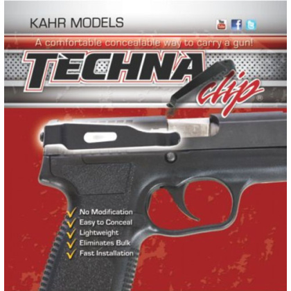 TECHNA CLIP HANDGUN RETENTION CLIP KAHR RIGHT SIDE