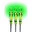 LUMENOK LIGHTED NOCK SIGNATURE SERIES GREEN 3PK