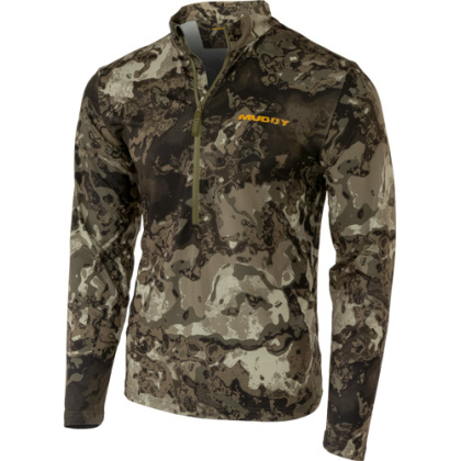 MUDDY TRX LIGHTWEIGHT QUARTER ZIP VEIL CANYON GREY X-LARGE