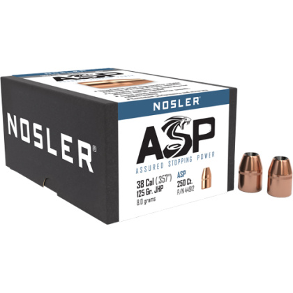 NOSLER BULLETS 38 .357 125GR JHP 250CT