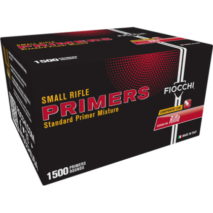 FIOCCHI PRIMERS SMALL RIFLE 12000 PACK CASE