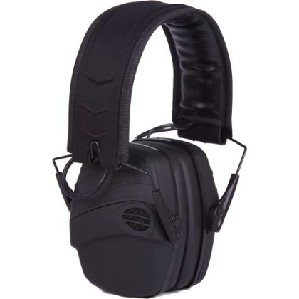 PRO EARS RIFLEMAN TAC EAR MUFF ELECTRONIC PADDED NRR 25 BLACK